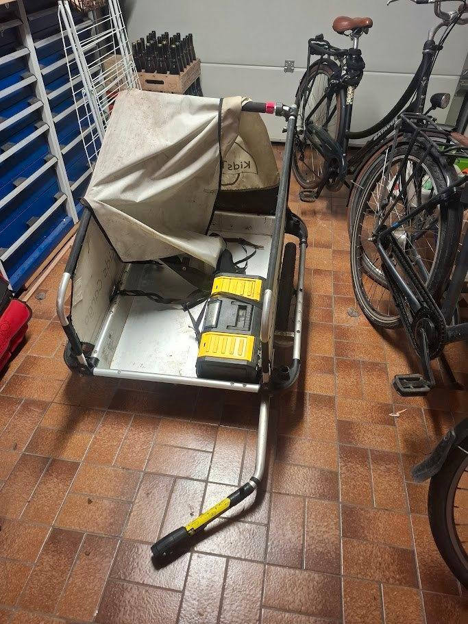 Fietskar cargo, Fietsen en Brommers, Fietsaccessoires | Aanhangwagens en Karren, Gebruikt, Bagagekar, 80 kg of meer, Opvouwbaar