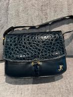 Stijlvolle vintage leren tas van een bekend Japans merk, Ophalen of Verzenden, Zo goed als nieuw, Blauw, Leer