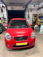 Kia Picanto 1.0 (2010), Auto's, Zwart, Leder en Stof, 5 deurs, Particulier