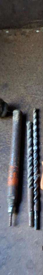 2 forets Widia longs, 1 foret tubulaire avec couronne diaman, Enlèvement