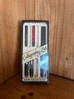 Sheaffer vintage jaren 80 kalligrafieset, Verzamelen, Sheaffer, Gebruikt, Overige typen, Met doosje