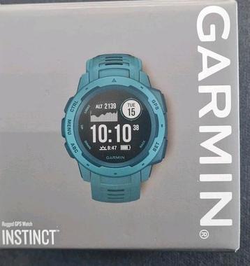Garmin instinct Standard Edition Lakeside Blue beschikbaar voor biedingen