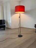 Vintage oranje rode seventies staanlamp  / vloerlamp, Antiek en Kunst, Ophalen of Verzenden