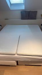 Topper 180 x 200, Huis en Inrichting, Slaapkamer | Boxsprings, Ophalen, Gebruikt, Wit, Tweepersoons