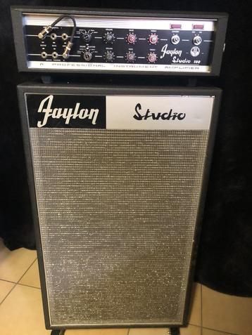 FAYLON STUDIO 100 VINTAGE TUBE AMP + SPEAKER 70'S !!! beschikbaar voor biedingen