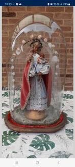 Ancienne statue de Marie avec bébé sous cloche en verre, Collections, Enlèvement