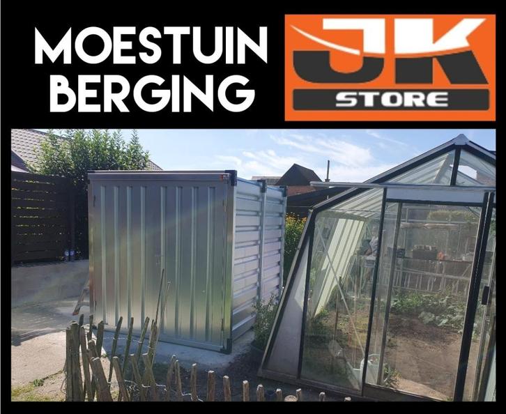 moestuin berging/snelbouwcontainer/zelfbouwcontainer/kovobel, Tuin en Terras, Bloembakken en Plantenbakken, Nieuw, Metaal, Tuin