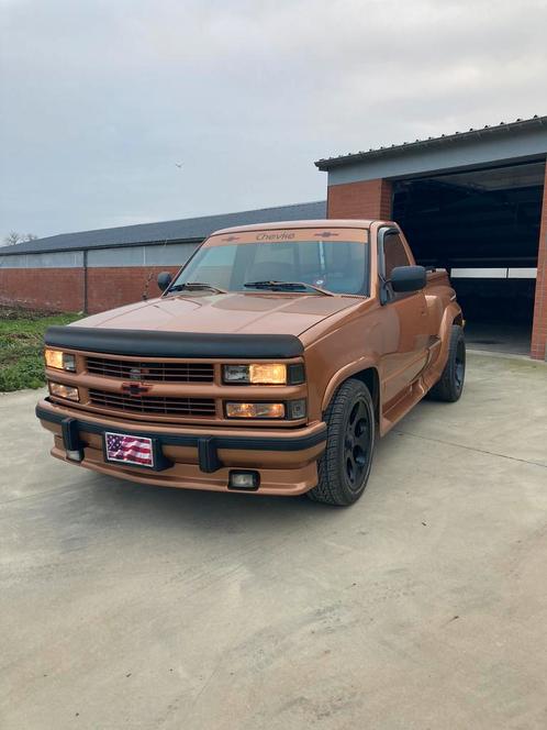 Chevrolet stepside silverado, Auto's, Chevrolet, Particulier, Silverado, LPG, 2 deurs, Automaat, Bruin, Bruin, Leder, Achterwielaandrijving
