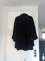 zwarte winterjas  + muts +sjaal in pels, Kleding | Dames, Ophalen, Zo goed als nieuw, Zwart