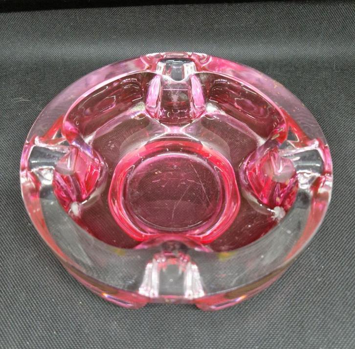 Val Saint Lambert asbak van geblazen kristal, Antiek en Kunst, Antiek | Glaswerk en Kristal, Ophalen of Verzenden