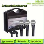 3x micro model shure SM58s met koffer, Enlèvement ou Envoi, Neuf, Micro chant