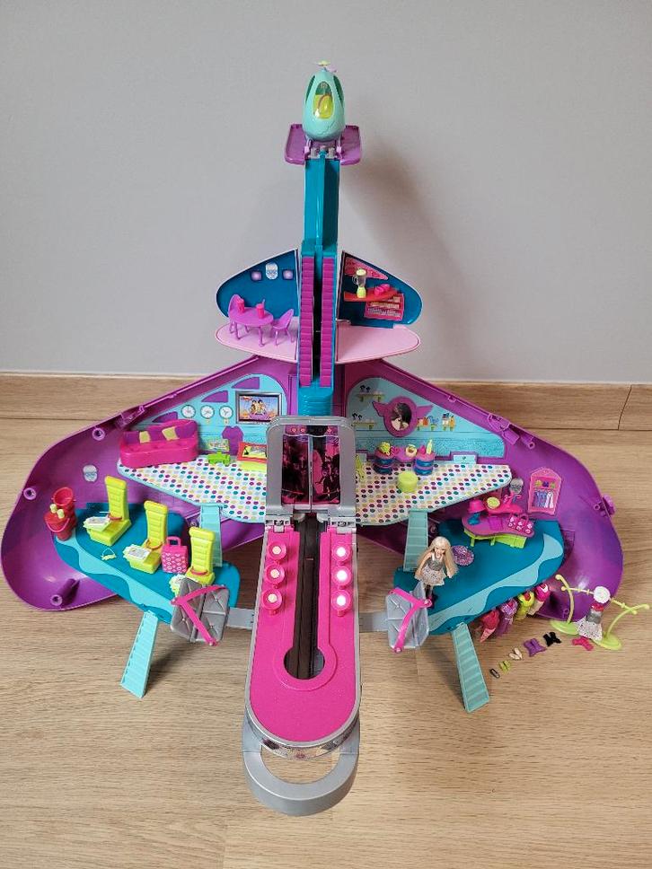 Polly Pocket Jet, Collections, Jouets miniatures, Utilisé, Enlèvement ou Envoi