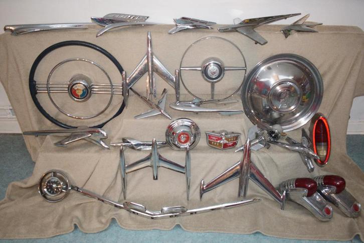 Onderdeel automobiel 1950 oldtimer jaren 50, Antiek en Kunst, Curiosa en Brocante, Ophalen of Verzenden