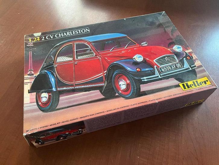 HELLER Maquette citroën 2 CV charleston 1/24, Hobby en Vrije tijd, Modelbouw | Auto's en Voertuigen, Heller, Ophalen of Verzenden