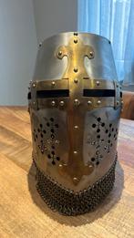 Véritable Haume de chevalier taille réel à voir, Ophalen
