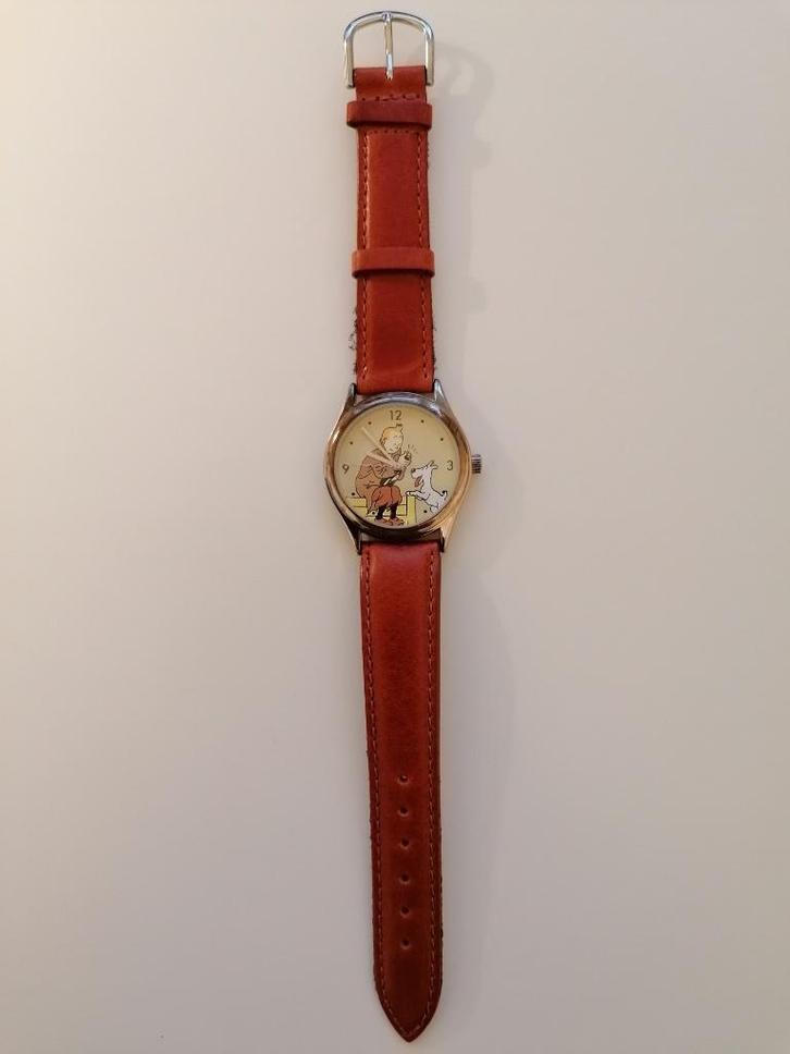 Montre-bracelet Tintin, Bijoux, Sacs & Beauté, Montres | Hommes, Neuf, Montre-bracelet, Autres marques, Acier, Cuir, Enlèvement ou Envoi