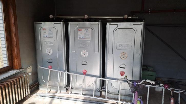 3 stuks opslagtanks mazout roth 3x 1000l, Doe-het-zelf en Bouw, Verwarming en Radiatoren, Gebruikt, Ophalen