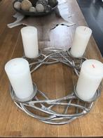 metalen sierkrans, Huis en Inrichting, Woonaccessoires | Kransen, Ophalen of Verzenden, Zo goed als nieuw