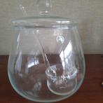 Punchbowl glas met lepel, Huis en Inrichting, Woonaccessoires | Stolpen, Ophalen, Zo goed als nieuw
