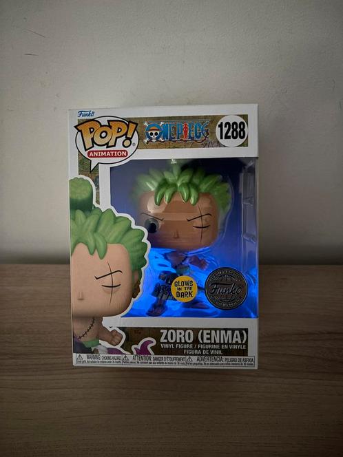 Funko pop One Piece Zoro ENMA #1288 Glow in the dark, Verzamelen, Poppetjes en Figuurtjes, Ophalen of Verzenden