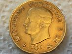 Goud 40 lire 1814 Napoleone, Postzegels en Munten, Munten | Europa | Niet-Euromunten, Ophalen of Verzenden, Italië, Goud