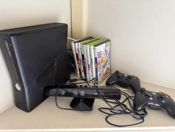 xbox360 kinect + jeux beschikbaar voor biedingen