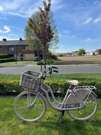 Roze damesfiets met mand, Fietsen en Brommers, Fietsen | Dames | Omafietsen, Ophalen, Sparta, Gebruikt, Versnellingen