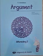 NIEUW - Argument 5-6 - uitbreiding 2 u leerboek - wiskunde, Boeken, Schoolboeken, Overige vakken, ASO, Ophalen of Verzenden, Zo goed als nieuw