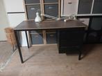 Stalen industrieel bureau jaren 80, Ophalen, Gebruikt, Bureau