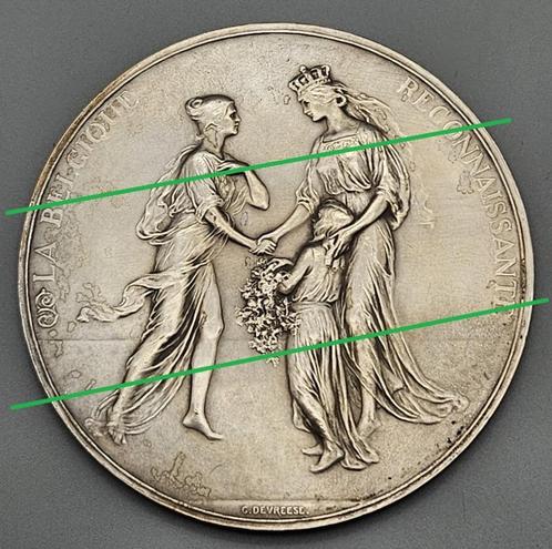 Médaille de la Belgique reconnaissante 1914-1918, Collections, Objets militaires | Général, Enlèvement ou Envoi