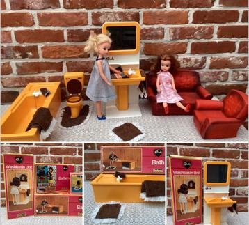 " SINDY DOLLS "  - ZEER PRACHTIG  SET - ORGINEEL& COMPLEET, Enlèvement, Comme neuf