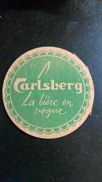 Sous-bock viltje carlsberg, Collections, Marques de bière, Sous-bock, Utilisé, Enlèvement ou Envoi