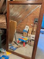 grote authentieke houten frame spiegel, Huis en Inrichting, Ophalen, Gebruikt