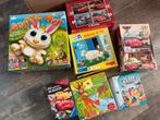 Gezelschapsspelletjes - puzzels - houten blokken, Kinderen en Baby's, Ophalen, Gebruikt