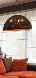 Industriële hanglamp met 3 lichtpunten, Ophalen, Zo goed als nieuw, Metaal
