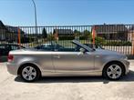 BMW 118D CABRIOLET 2009 EURO 5, Auto's, BMW, Euro 5, Zwart, Cabriolet, Beige