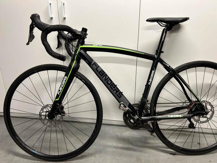 Crossfiets koersfiets Flanders Gexto + extra wielen, Fietsen en Brommers, Fietsen | Racefietsen, Gebruikt, Heren, Overige merken