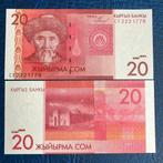 Kyrgyzstan - 20 Som 2009 - Pick 24 - UNC, Timbres & Monnaies, Billets de banque | Océanie, Enlèvement ou Envoi, Billets en vrac