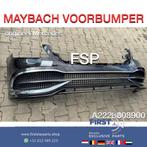 W222 S63 MAYBACH VOORBUMPER COMPLEET ZWART S KLASSE originee, Gebruikt, Ophalen of Verzenden, Bumper, Mercedes-Benz