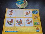 Vintage stickers pretpark Walibi kangoeroe, Ophalen of Verzenden, Zo goed als nieuw, Bedrijf of Vereniging