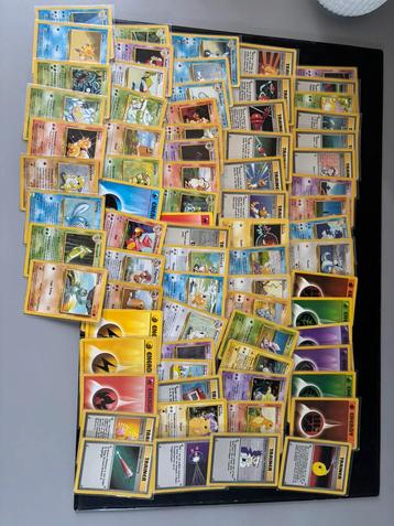 Base set pokémon kaarten (74 kaarten) beschikbaar voor biedingen