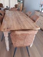 Houten eettafel, Ophalen, Gebruikt, 200 cm of meer, 50 tot 100 cm