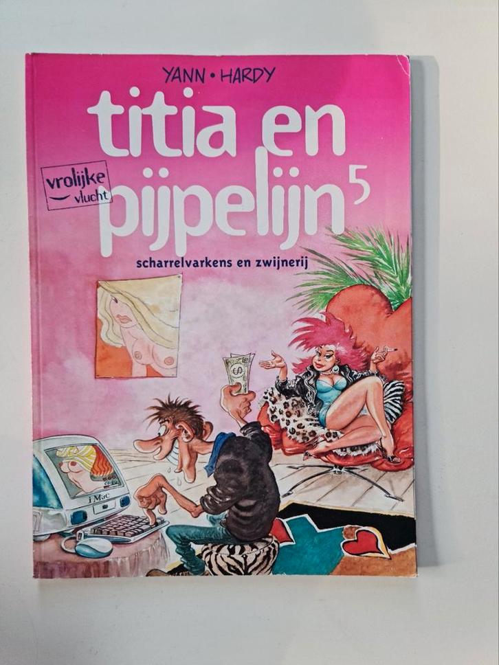 Strips : Titia en Pijpelijn / yann en Marc Hardy, Boeken, Strips | Comics, Zo goed als nieuw, Ophalen of Verzenden