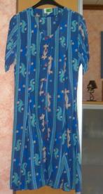 robe tons bleus évasée dans le bas - T38, Vêtements | Femmes, Robes, Taille 38/40 (M), Enlèvement ou Envoi, Bleu, Longueur genou