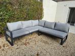 Loungeset outdoor met beschermhoes - Vinci, Ophalen, 4 zitplaatsen, Gebruikt, Aluminium