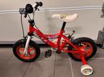 Vélo enfant BUMBA rouge 12 pouces avec roues stabilisatrices, Enlèvement, Utilisé, Moins de 16 pouces, Stabilisateurs