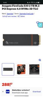 Seagate FireCuda 530 2 TB M.2 PCI Express 4.0 NVMe 3D TLC, Computers en Software, Harde schijven, Ophalen