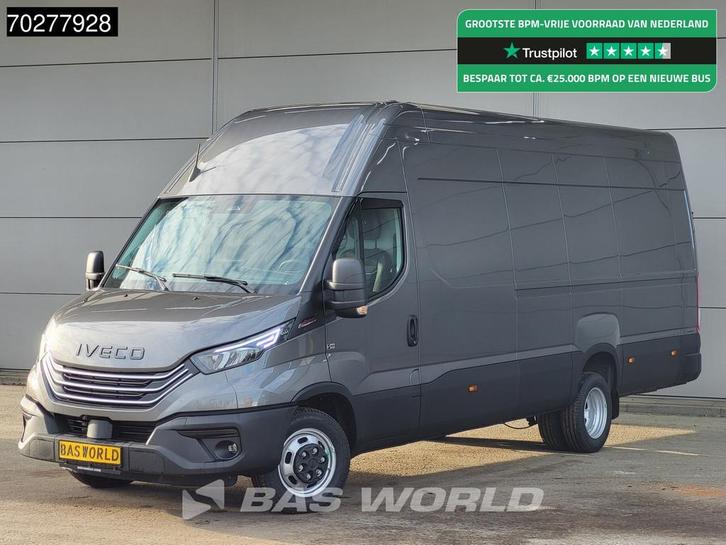 Iveco Daily 35C21 XXL 3.0L Automaat 19,3m3 L5H3 210PK Hoog D, Auto's, Bestelwagens en Lichte vracht, Bedrijf, Te koop, Achteruitrijcamera