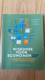 Wiskunde voor economen: concepten en technieken uit de linea, Ophalen of Verzenden, Zo goed als nieuw, Wim Schoutens; Paulien Vandereyt; Johan Quaegebeur; Naci Tanr...