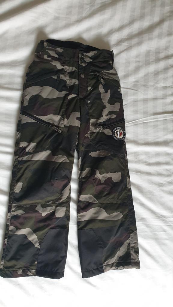 Pantalon de ski - Fusalp - Motif camouflage - 10 ans, Sport en Fitness, Skiën en Langlaufen, Zo goed als nieuw, Kleding, Ski, Overige merken